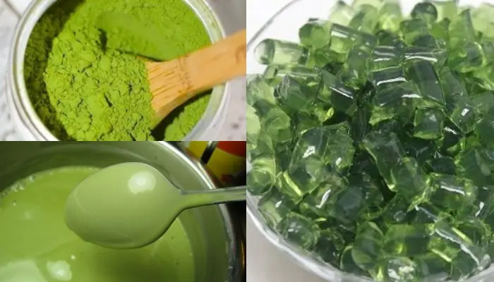 Bước 4: Làm Thạch Rau Câu Trà Xanh Thanh Mát