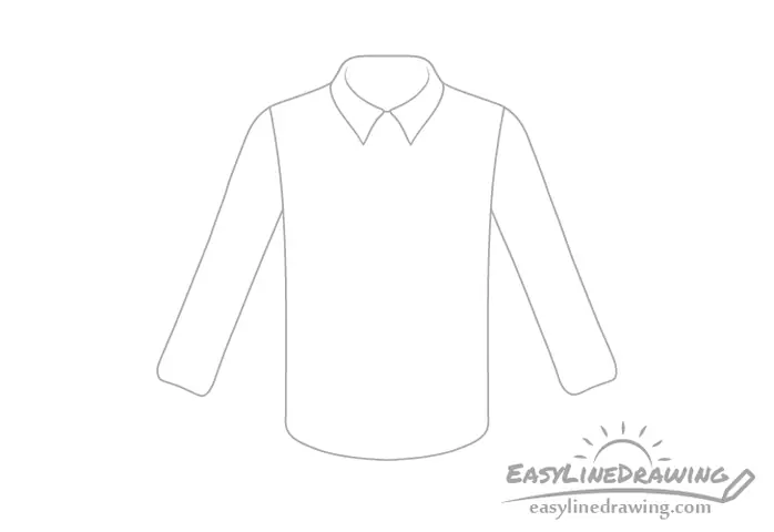 Bước 3 – Vẽ Tay Áo