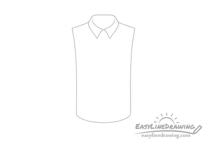 Bước 2 – Vẽ “vest”