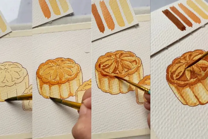 15+ Mẫu Vẽ Bánh Trung Thu Đẹp Mắt, Dễ Thương 15+ Mẫu Vẽ Bánh Trung Thu Đẹp Mắt, Dễ Thương