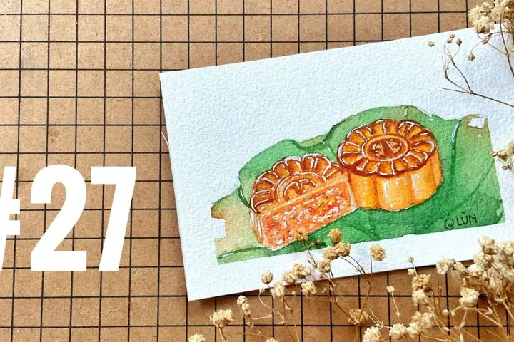 15+ Mẫu Vẽ Bánh Trung Thu Đẹp Mắt, Dễ Thương 15+ Mẫu Vẽ Bánh Trung Thu Đẹp Mắt, Dễ Thương
