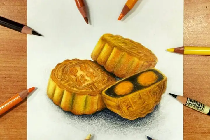 15+ Mẫu Vẽ Bánh Trung Thu Đẹp Mắt, Dễ Thương 15+ Mẫu Vẽ Bánh Trung Thu Đẹp Mắt, Dễ Thương