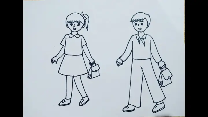 Cách Vẽ Con Người Đi Học? Cách Vẽ Con Người Đi Học?