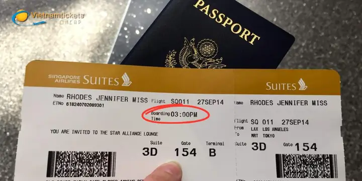 Thời Gian Mở Cửa Lên Máy Bay (boarding Time)