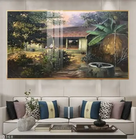 Tranh Dán Tường 3d Cảnh Đồng Quê Việt Nam Đẹp 5