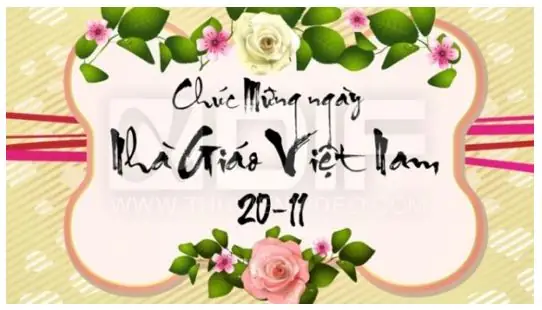 Chao Mung Ngay Nha Giao Viet Nam Chao Mung Ngay Nha Giao Viet Nam