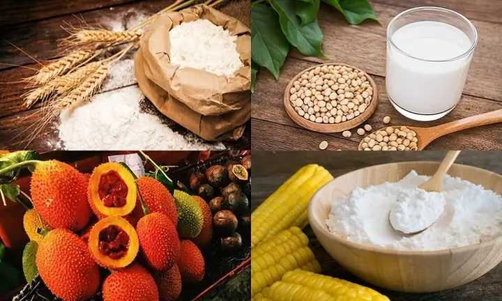 Nguyên Liệu Chuẩn Bị Làm Bánh Bao Gấc