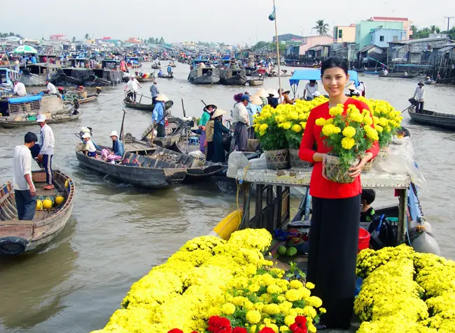 Khu Chợ Nổi Độc Đáo Của Đồng Đồng Bằng Sông Sông Cửu Long