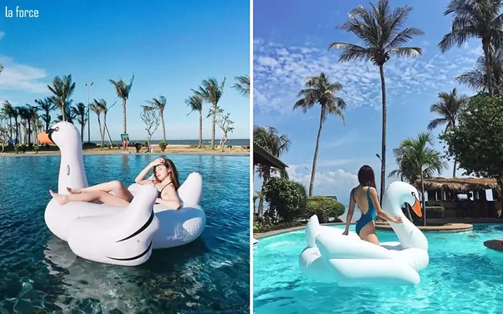 Chụp Hình Cùng Với Phao