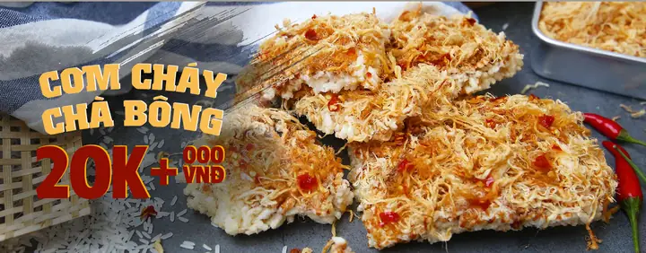 Cơm Cháy Chà Bông Hà Thúy - Sài Gòn Cơm Cháy Chà Bông Hà Thúy - Sài Gòn