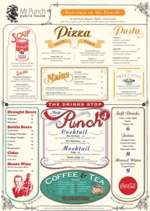 Lựa Chọn Hình Ảnh Và Hoa Văn Để Trang Trí Menu