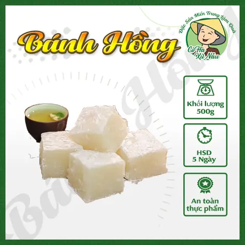 Đặc Sản Bánh Hồng Quy Nhơn - Bình Định Hộp 500gr
