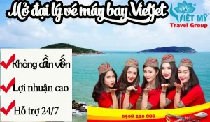 Đăng Ký Mở Đại Lý Vé Máy Bay Vietjet