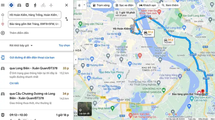 Các Tuyến Xe Buýt Đi Bát Tràng Nhanh Chóng Và Thuận Tiện
