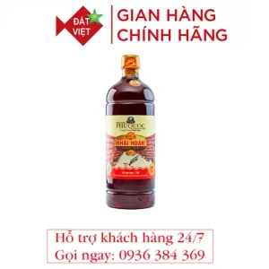 Nước Mắm Khải Hoàn Phú Quốc 40 Độ Đạm 1 Lít (chai Nhựa)