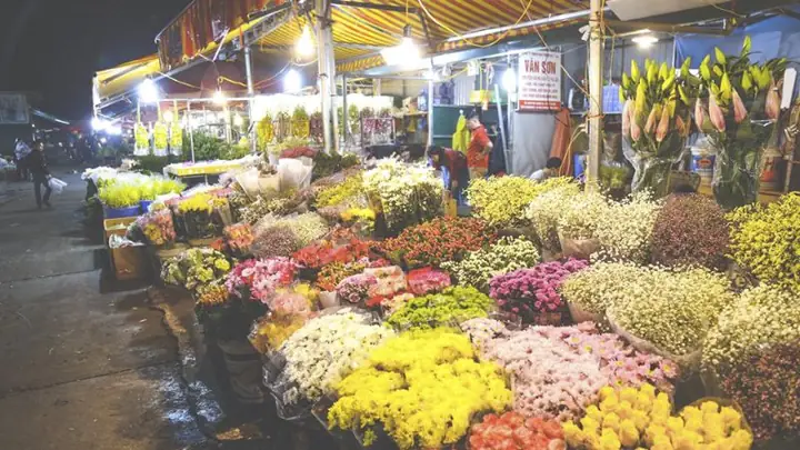 Chợ Hoa Quảng Bá (bán Cả Ngày Lẫn Đêm)