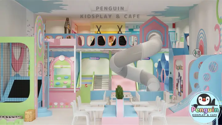 Penguin Kidsplay & Cafe – Địa Điểm Vui Chơi Quận 12 Mới Hot Hít