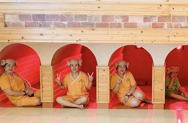 Phòng Xông Hơi Hàn Quốc Golden Lotus Healing Spa Land Quận 7