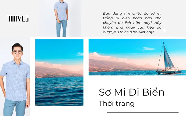 Những Mẫu Áo Sơ Mi Trắng Đi Biển Cho Nam Được Ưa Chuộng Nhất