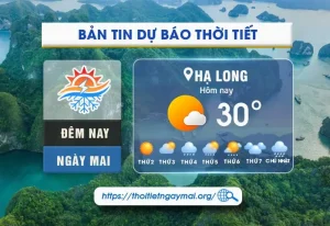 Dự Báo Thời Tiết Ngày Mai Hạ Long: Cập Nhật Chi Tiết Từng Khung Giờ