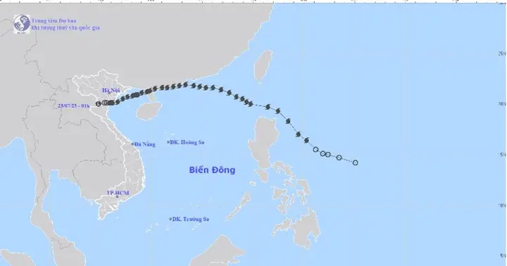 Dự Báo Thời Tiết Ngày 23/7: Bão Số 3 Wipha Suy Yếu Thành Áp Thấp ...