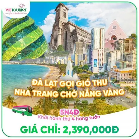 Tour Du Lịch Nha Trang - Đà Lạt 5 Ngày 4 Đêm: Cung Đường Nối ...