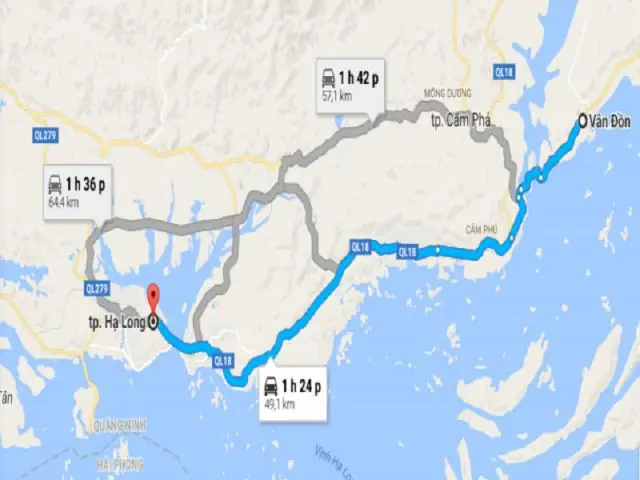 Hà Nội Vân Đồn Bao Nhiêu Km, Kinh Nghiệm Di Chuyển
