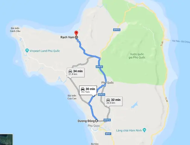 Hướng Dẫn Đường Đi Làng Chài Rạch Vẹm Phú Quốc Hướng Dẫn Đường Đi Làng Chài Rạch Vẹm Phú Quốc