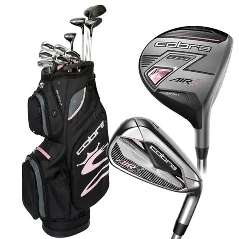 Bộ Gậy Golf Nữ Fullset Air-x (12 Gậy + Cartbag) Black/pink | Cobra