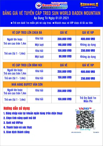Bảng Giá Cáp Treo Tuyến Lên Đỉnh Núi Bà Đen Mới Nhất 2021 Bảng Giá Cáp Treo Tuyến Lên Đỉnh Núi Bà Đen Mới Nhất 2021