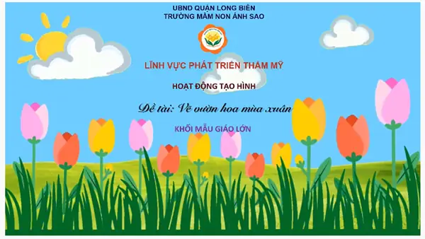 Hình Ảnh Cho Giáo Án Vẽ Hoa Mùa Xuân: