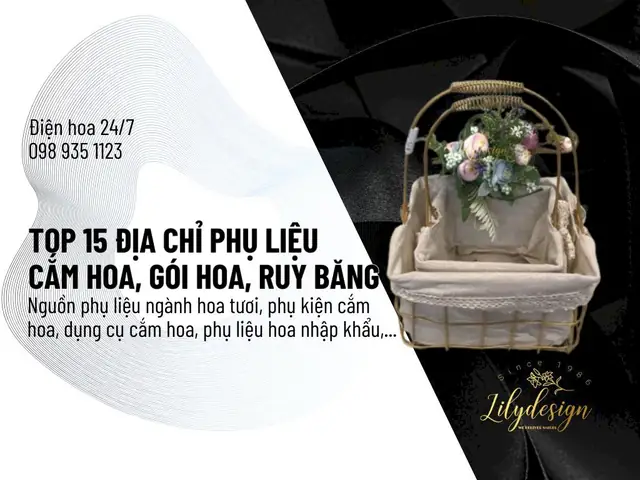 Top 15 Địa Chỉ Mua Phụ Liệu Cắm Hoa Tươi, Giấy Gói Hoa, Ruy Tại ...