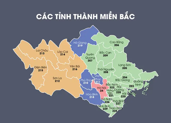 Miền Bắc Việt Nam Có Bao Nhiêu Tỉnh? Danh Sách Chi Tiết