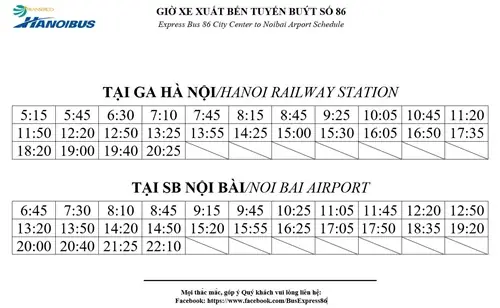 Bus Schedule From Hanoi Railway Station Bus Schedule From Hanoi Railway Station