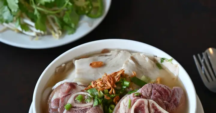 Udon With Pork - Bánh Canh Giò Heo - Brodard Restaurant ...