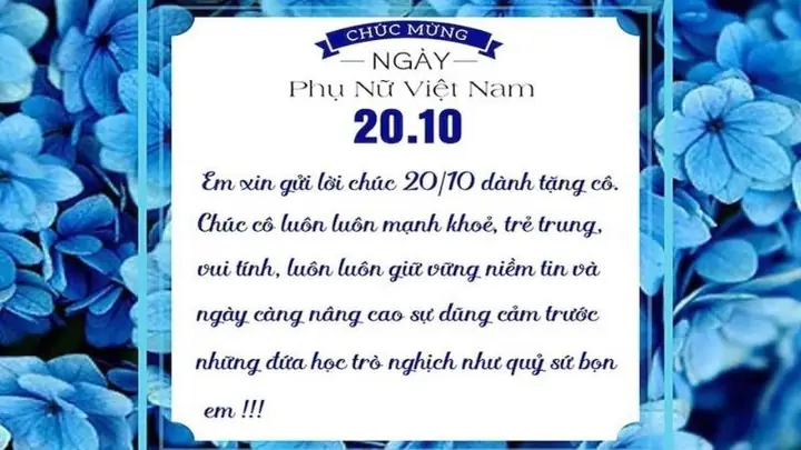 Ảnh 20/10 Chúc Mừng Cô Giáo