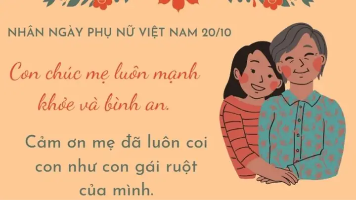 Ảnh 20/10 Chúc Mừng Mẹ Đầy Ý Nghĩa