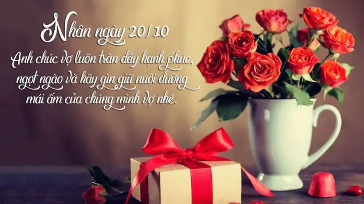 Ảnh 20/10 Chúc Vợ Yêu Nhân Ngày Phụ Nữ Việt Nam