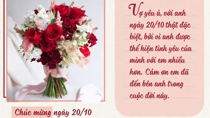 Ảnh 20/10 Chúc Vợ Yêu Nhân Ngày Phụ Nữ Việt Nam