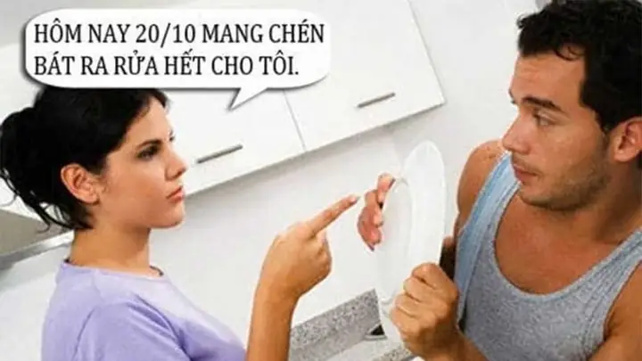 Hình Ảnh 20/10 Chúc Mừng Hài Hước