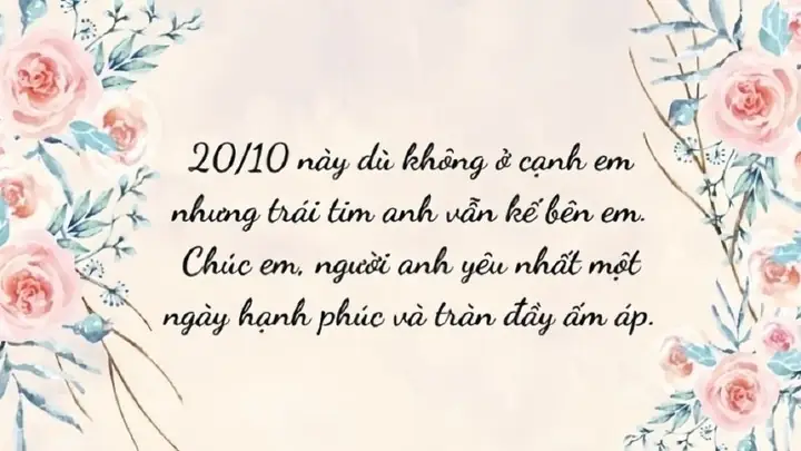 Ảnh 20/10 Chúc Vợ Yêu Nhân Ngày Phụ Nữ Việt Nam