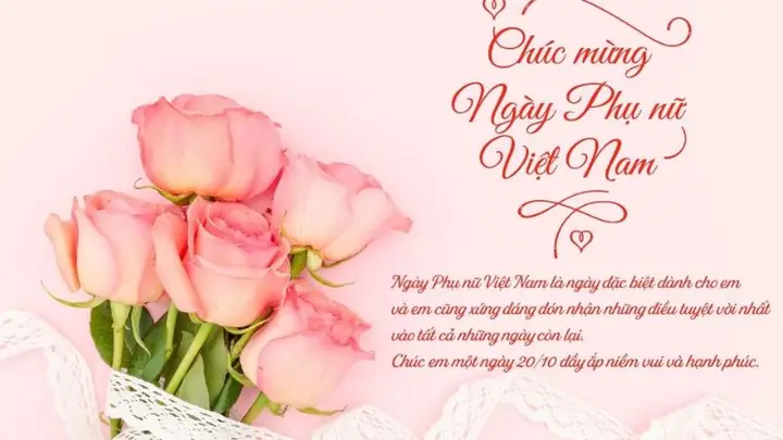Ảnh 20/10 Chúc Vợ Yêu Nhân Ngày Phụ Nữ Việt Nam