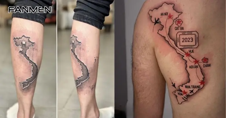 Lưu Ý Khi Xăm Hình Bản Đồ Việt Nam
