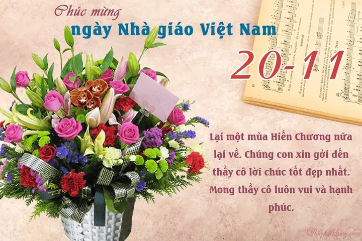 Làm Thế Nào Để Lựa Chọn Một Lẵng Hoa Chúc Mừng Ngày 20/11 Thật Đẹp Và Ý Nghĩa?