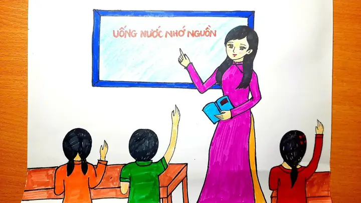 Hình Ảnh Cho Hình Vẽ Cô Giáo Mặc Áo Dài: Hình Ảnh Cho Hình Vẽ Cô Giáo Mặc Áo Dài: