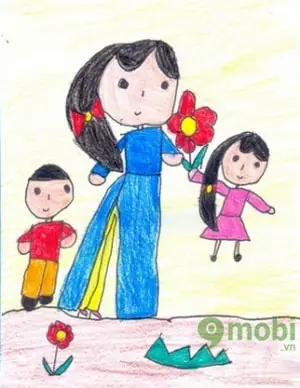 Hình Ảnh Cho Hình Vẽ Cô Giáo Mặc Áo Dài: Hình Ảnh Cho Hình Vẽ Cô Giáo Mặc Áo Dài: