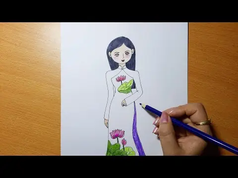Hình Ảnh Cho Hình Vẽ Cô Giáo Mặc Áo Dài: Hình Ảnh Cho Hình Vẽ Cô Giáo Mặc Áo Dài: