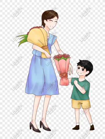 Hình Ảnh Cho Vẽ Học Sinh Tặng Hoa Cho Cô Giáo Anime: