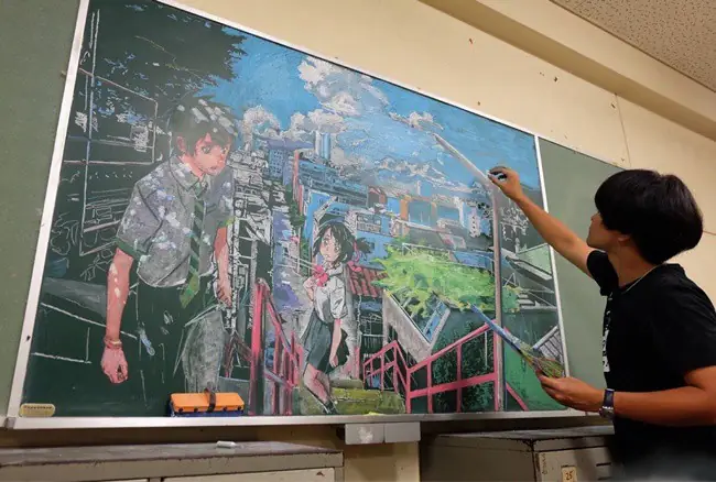 Hình Ảnh Cho Vẽ Học Sinh Tặng Hoa Cho Cô Giáo Anime: