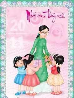 Hình Ảnh Cho Vẽ Học Sinh Tặng Hoa Cho Cô Giáo Anime: